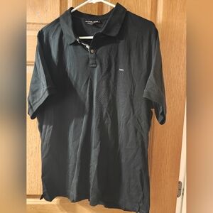 Michael Kors Michael - Mens Shirt, Polo, Black, Size XL Short Sleeve